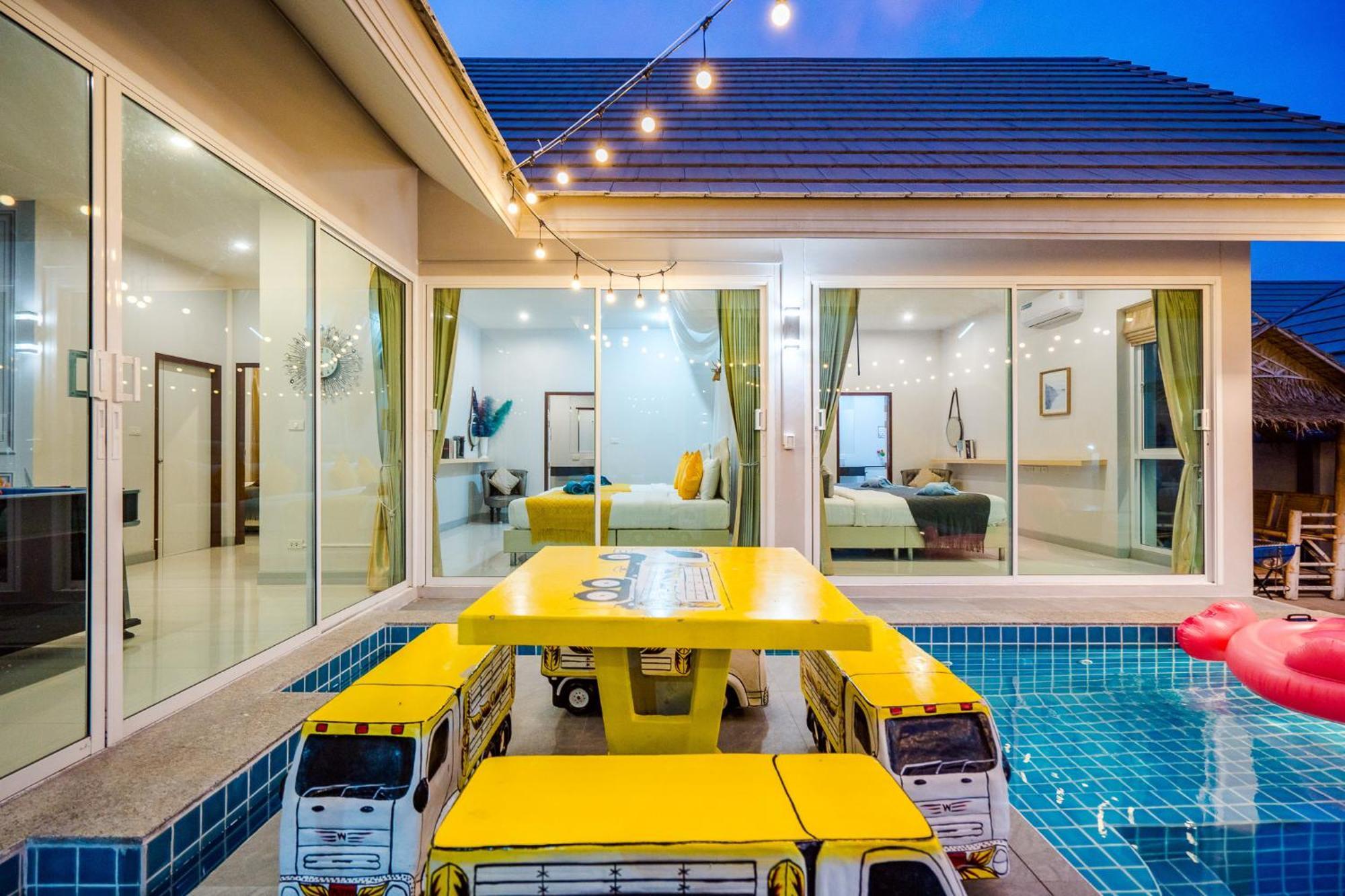 M4 Billion Pool Villa Cha-Am Exterior foto