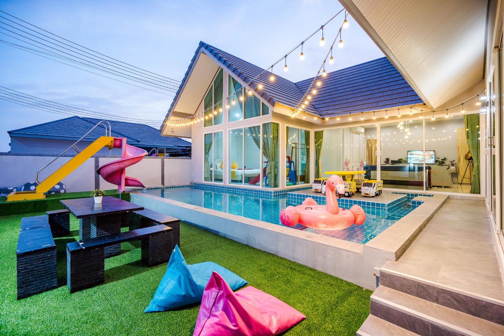 M4 Billion Pool Villa Cha-Am Exterior foto